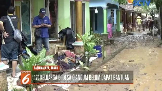 170 Korban Banjir Bandang di Tasikmalaya Belum Dapat Bantuan