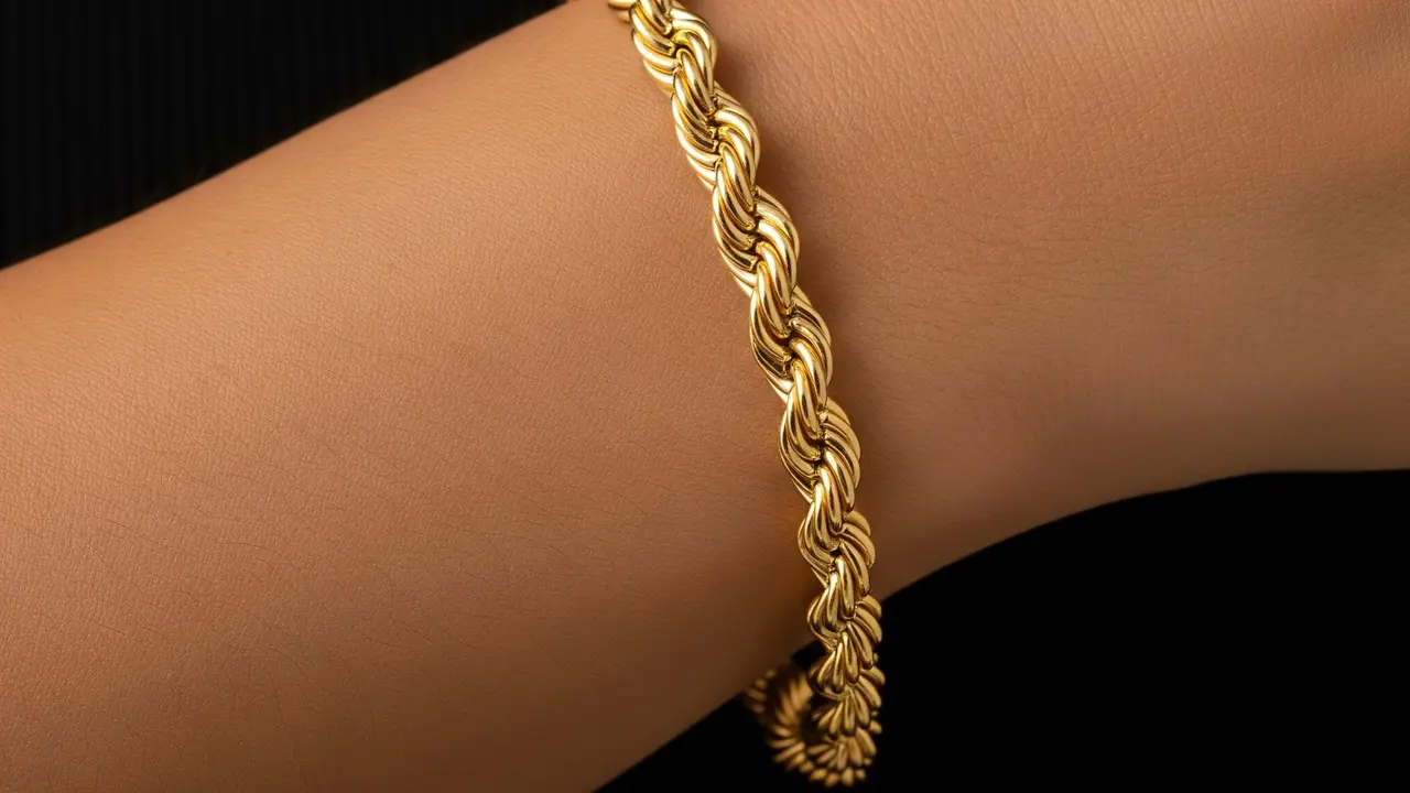 9 Model Gelang Emas yang Kuat,