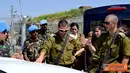 Citizen6, Israel: Komandan Satuan Tugas Batalyon Mekanis TNI Konga XXIII-F/UNIFIL (Indobatt) Letkol Inf Suharto Sudarsono mengikuti Tour Area Operasi di wilayah Israel, Selasa (17/4). (Pengirim: Badarudin Bakri)