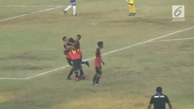 Timnas Timor Leste U-16 menekuk Filipina U-16 dengan skor 4-1.