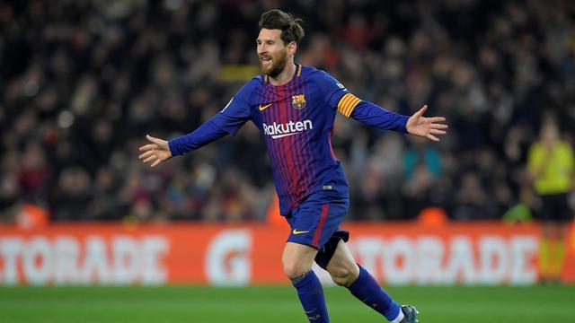 Winger Barcelona, Lionel Messi.