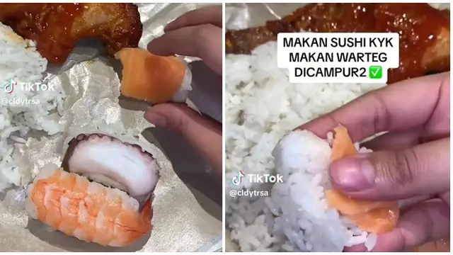 6 Potret Sushi ala Indonesia Ini Nyeleneh Banget, Sajiannya Bikin Tepuk Jidat