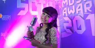 Masih muda dan punya suara emas, Tasya Rosmala Menangkan Penghargaan pendatang baru paling ngetop di SCTV Music Awards 2018