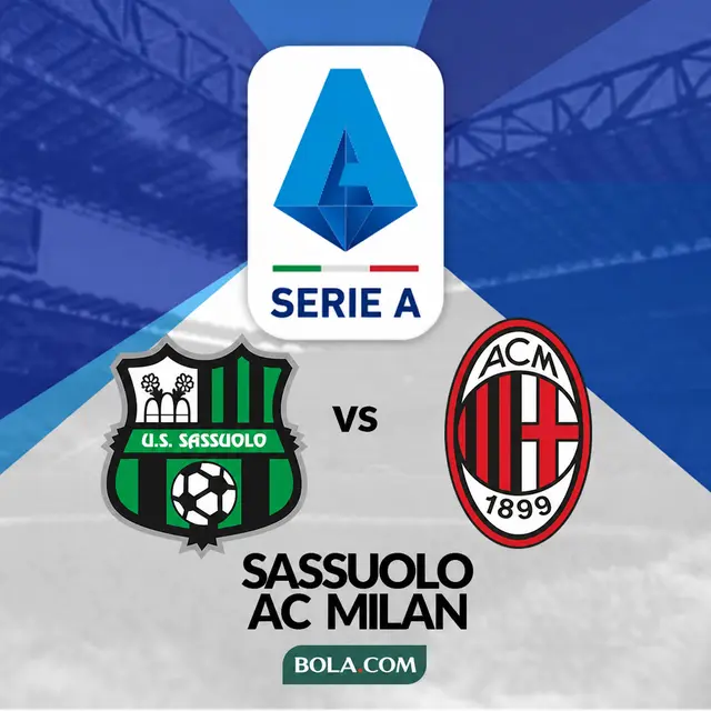 Prediksi Sassuolo Vs AC Milan di Liga Italia