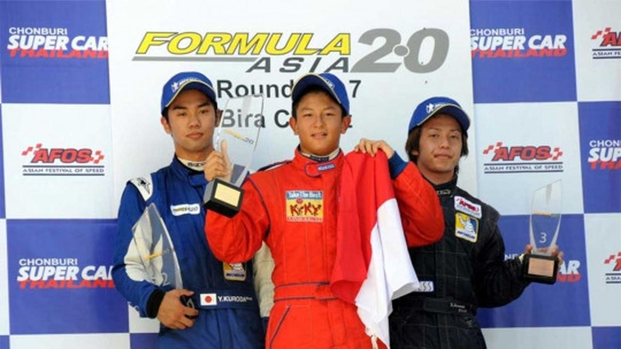 Foto-foto kesuksesan karir Rio Haryanto di sepanjang dunia balap