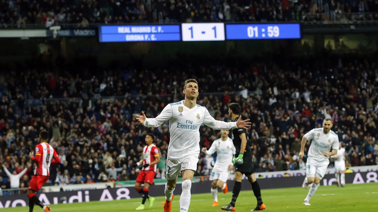 Real Madrid, Girona, Cristiano Ronaldo