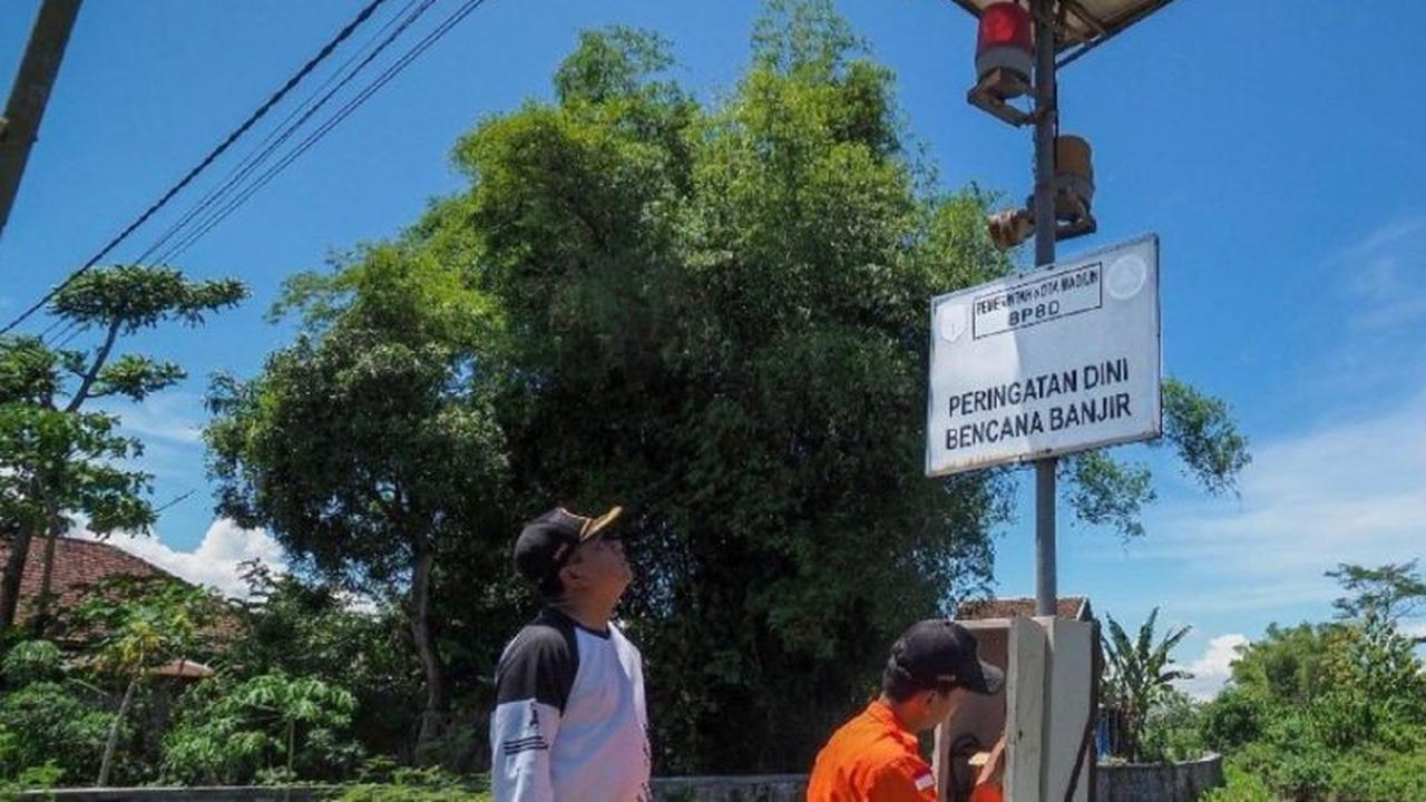BPBD Madiun Pastikan EWS Banjir Berfungsi Normal Hadapi Musim Hujan