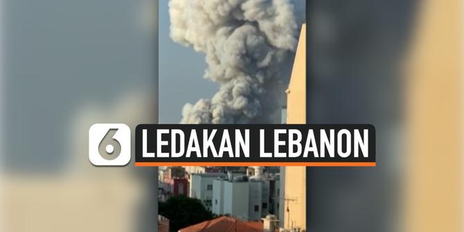 VIDEO: Rekaman Mengerikan Ledakan Lebanon dari Jarak Dekat