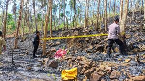 Lansia Tewas Saat Membakar Daun Kering di Ladang