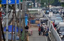 FOTO: Memantau Progres LRT Phase 1B Velodrome-Manggarai yang Menelan Dana Rp5,5 Triliun