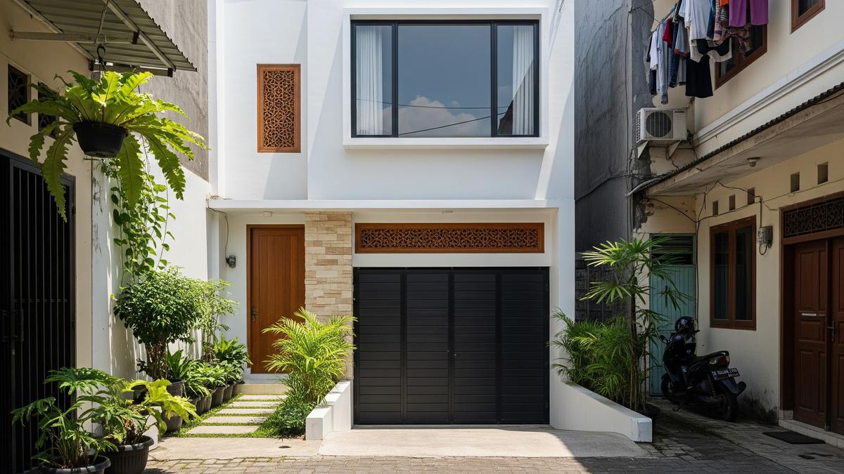 Desain Rumah Mungil Tapi Ada Garasi Mini: Tips Cerdas Wujudkan Hunian Fungsional di Lahan Terbatas