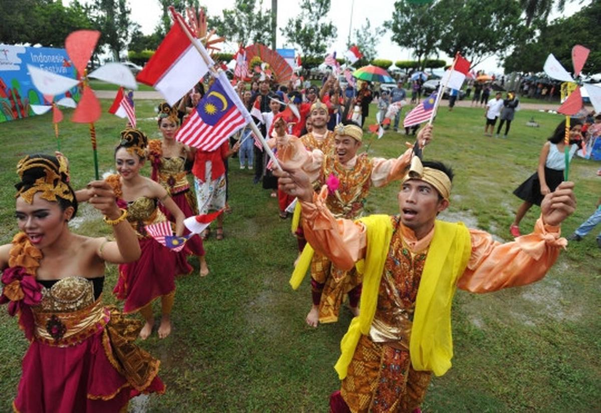 Kemeriahan pembukaan Indonesia Festival 2015 di Penang