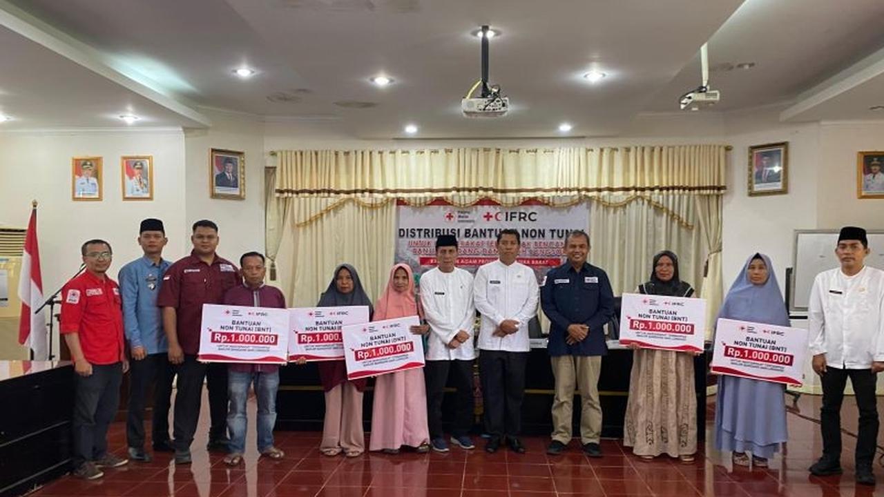 PMI Agam Salurkan Bantuan Rp544 Juta untuk Korban Bencana Jelang Idul Fitri 2026