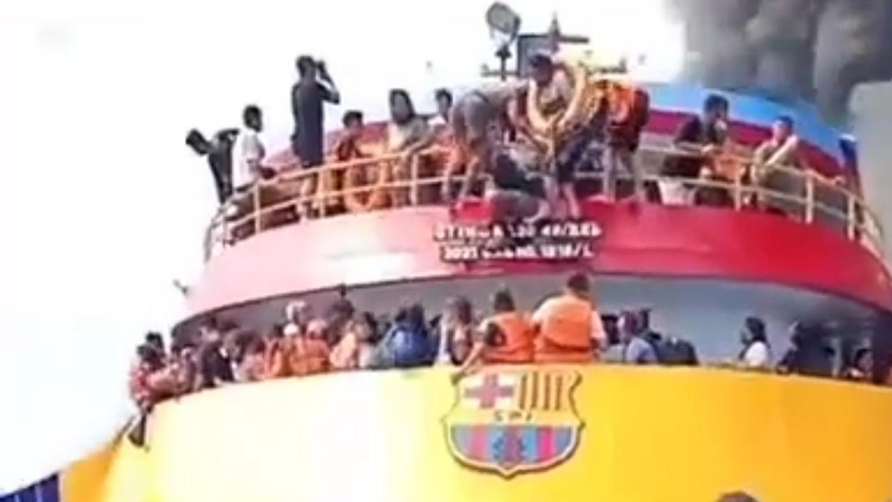 Korban Meninggal Insiden Kebakaran KM Barcelona Bertambah Jadi 5 Orang