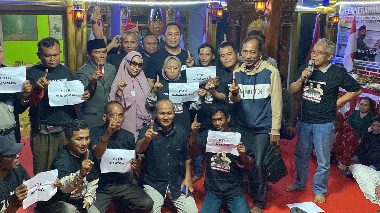 Paguyuban Petani Jawa Tengah Komitmen Pilih Andika-Hendi di Pilgub Jateng 2024