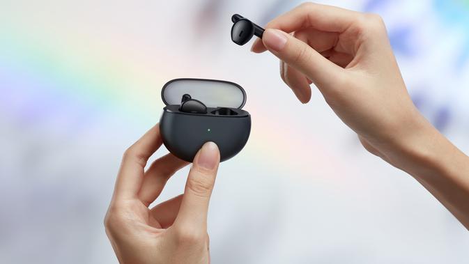 Oppo Enco Air, earphone TWS terbaru Oppo dengan teknologi peredam bising (Foto: Oppo Indonesia).