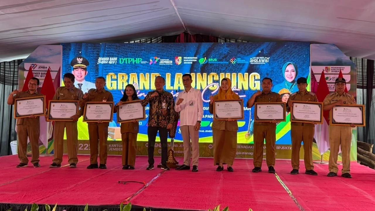Pemkab Jember Resmi Luncurkan Program Lingkaran Cinta untuk Perluas Jaminan Sosial Ketenagakerjaan Pekerja Rentan