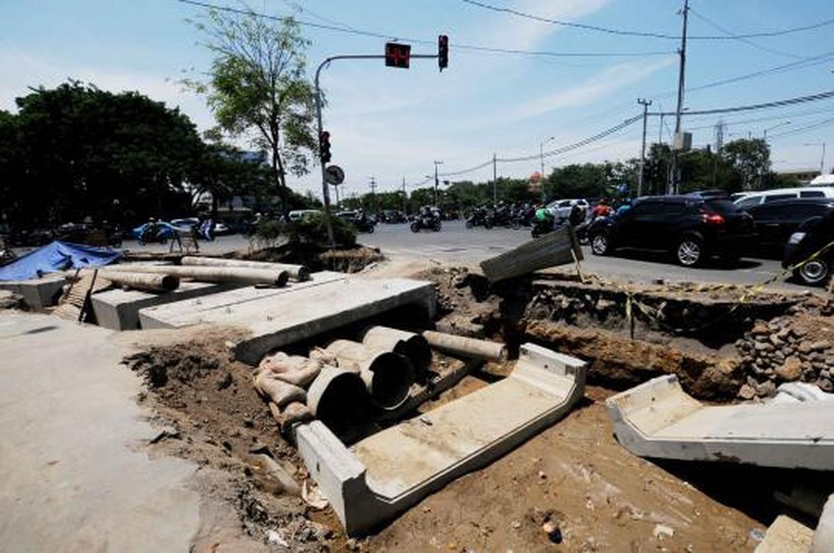 Antisipasi banjir, Pemkot Surabaya bangun gorong-gorong
