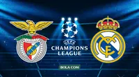 Link Live Streaming Knockout Play-off Liga Champions di Vidio Malam Ini: Benfica Vs Real Madrid