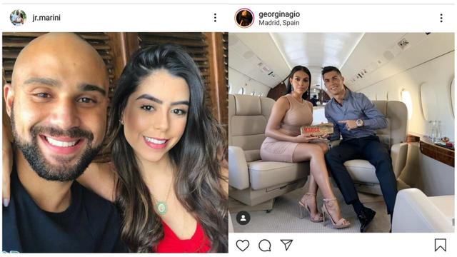 Kekasih Cirstiano Ronaldo dan Istri Claudir Marini