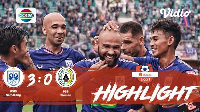 Babak Penyisihan #ShopeeLiga1 yang mempertemukan #PsisSemarang vs #PssSleman pada hari Sabtu sore (02/11/2019) dengan skor 3-0.