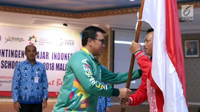 Menpora Lepas Kontingen Atlet Pelajar Indonesia untuk Asian School Games 2018