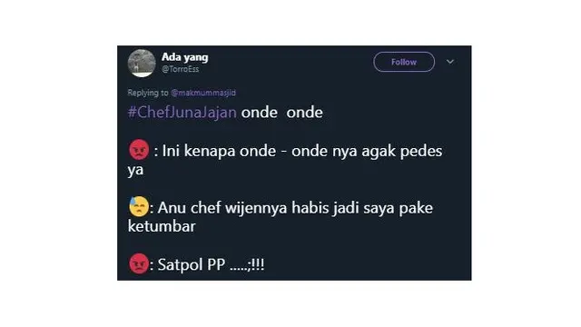 7 Cuitan Netizen Soal Chef yang Jajan Ini Bikin Ngakak