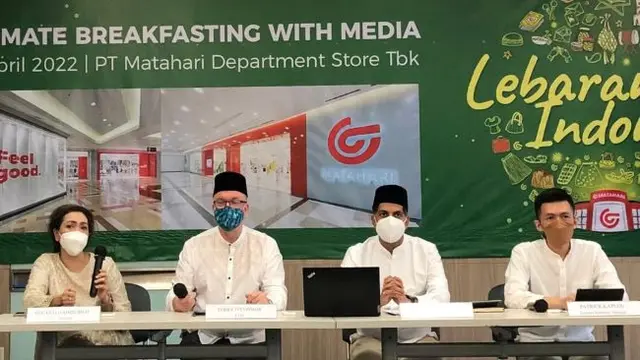 Konferensi pers PT Matahari Department Store Tbk (LPPF) (Foto: Liputan6.com/Pipit I.R)