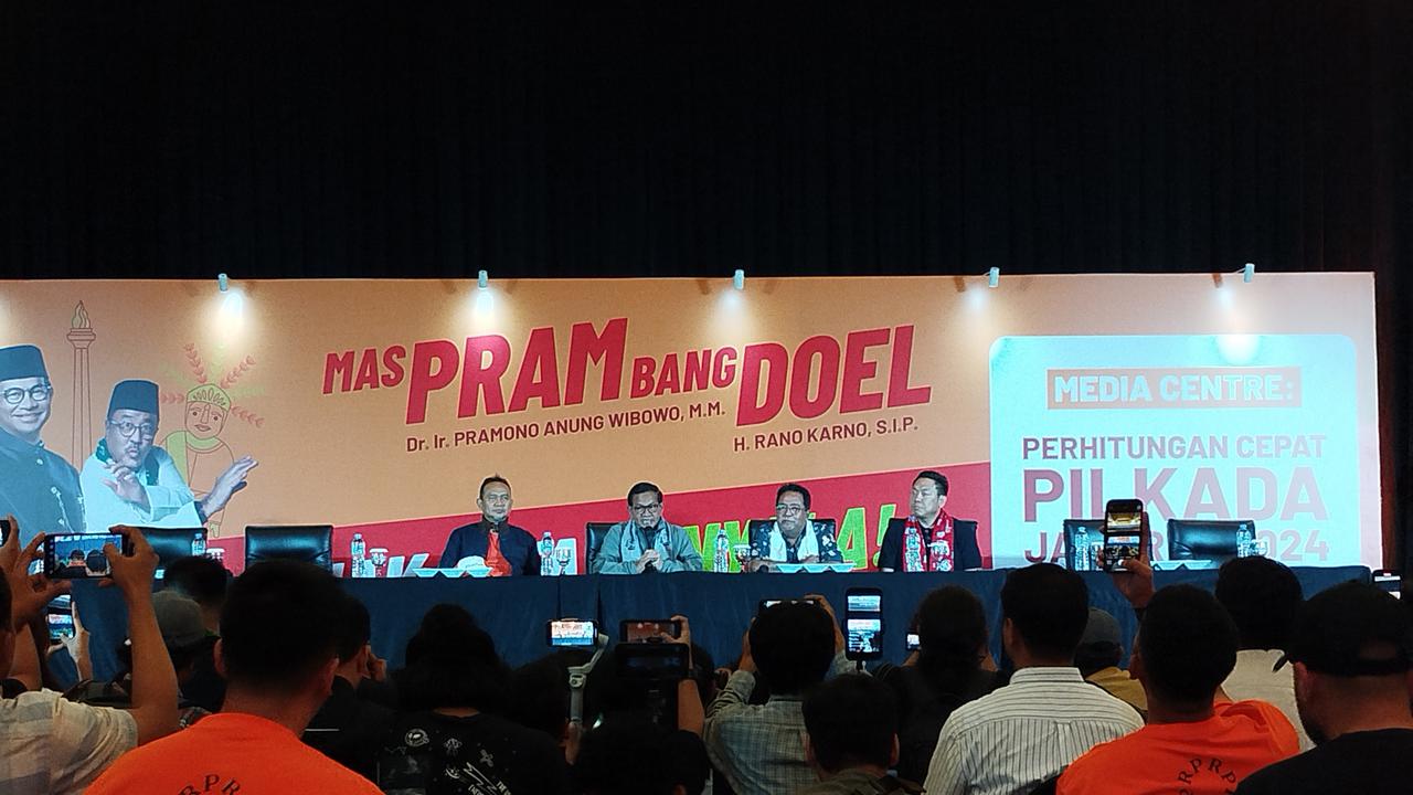Unggul di Quick Count, Kubu Pramono Anung-Rano Kano Klaim Sudah Menang Pilkada Jakarta Satu Putaran