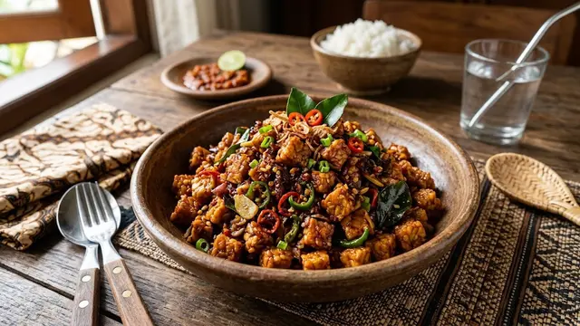 Resep Tempe Orek Pedas yang Renyah dan Anti Lembek/AI Generated