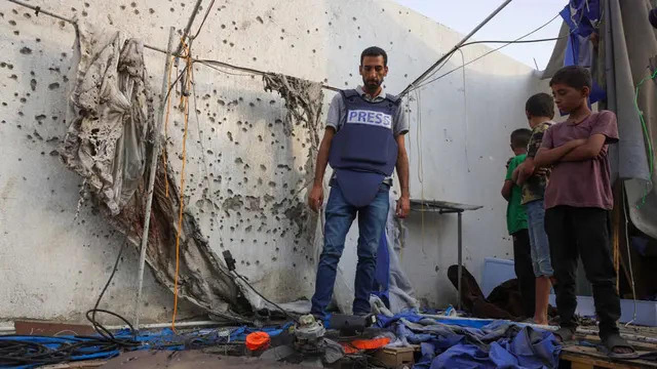 VIDEO Serangan Israel Tewaskan 5 Jurnalis di Gaza Saat Tayangan Siaran Langsung di TV, Termasuk Petugas Medis