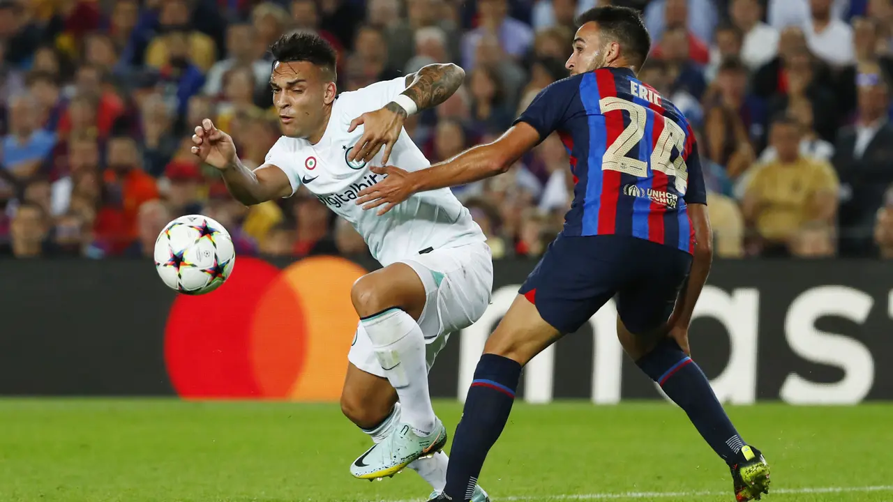 Foto: Ditahan Imbang Inter Milan, Peluang Barcelona Lolos ke 16 Besar Liga Champions Semakin Tipis