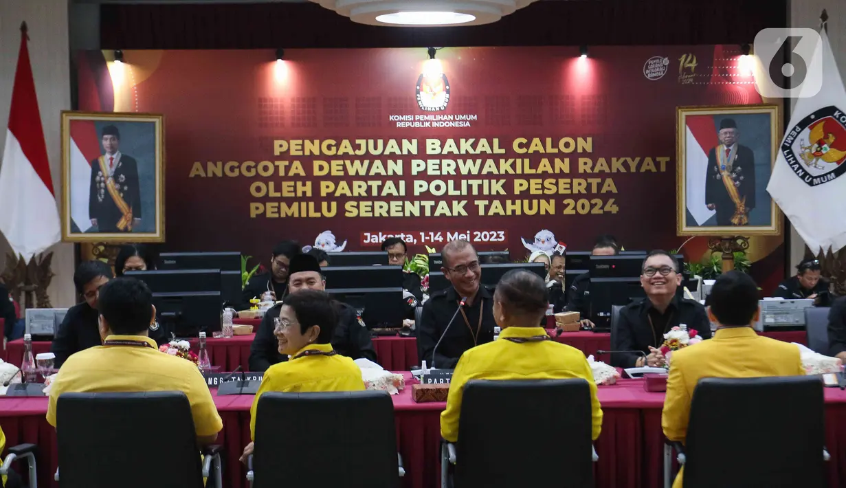 Hari pendaftaran calon legislatif DPR RI, DPR, dan DPD pada Pemilu 2024 ditutup hari ini, Minggu (14/5/2023).