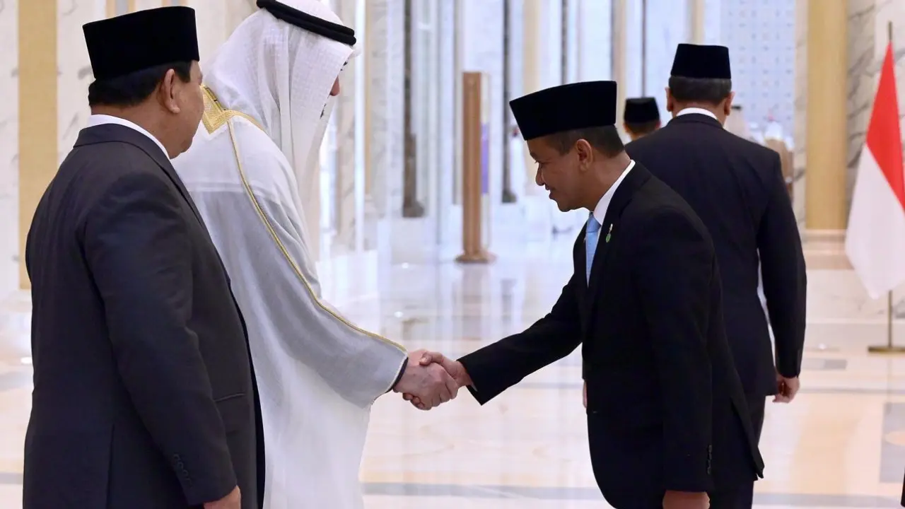 Presiden Prabowo Subianto bertemu Presiden UEA Mohamed bin Zayed Al Nahyan
