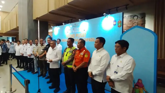 Menteri Perhubungan (Menhub) Dudy Purwagandhi di Kantor Kementerian Perhubungan, Senin (30/3/2026). (Foto: Liputan6.com/Gagas YP)