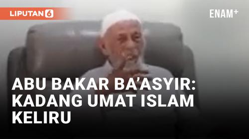 VIDEO: Abu Bakar Ba'asyir Komentari Bom Bunuh Diri Astana Anyar