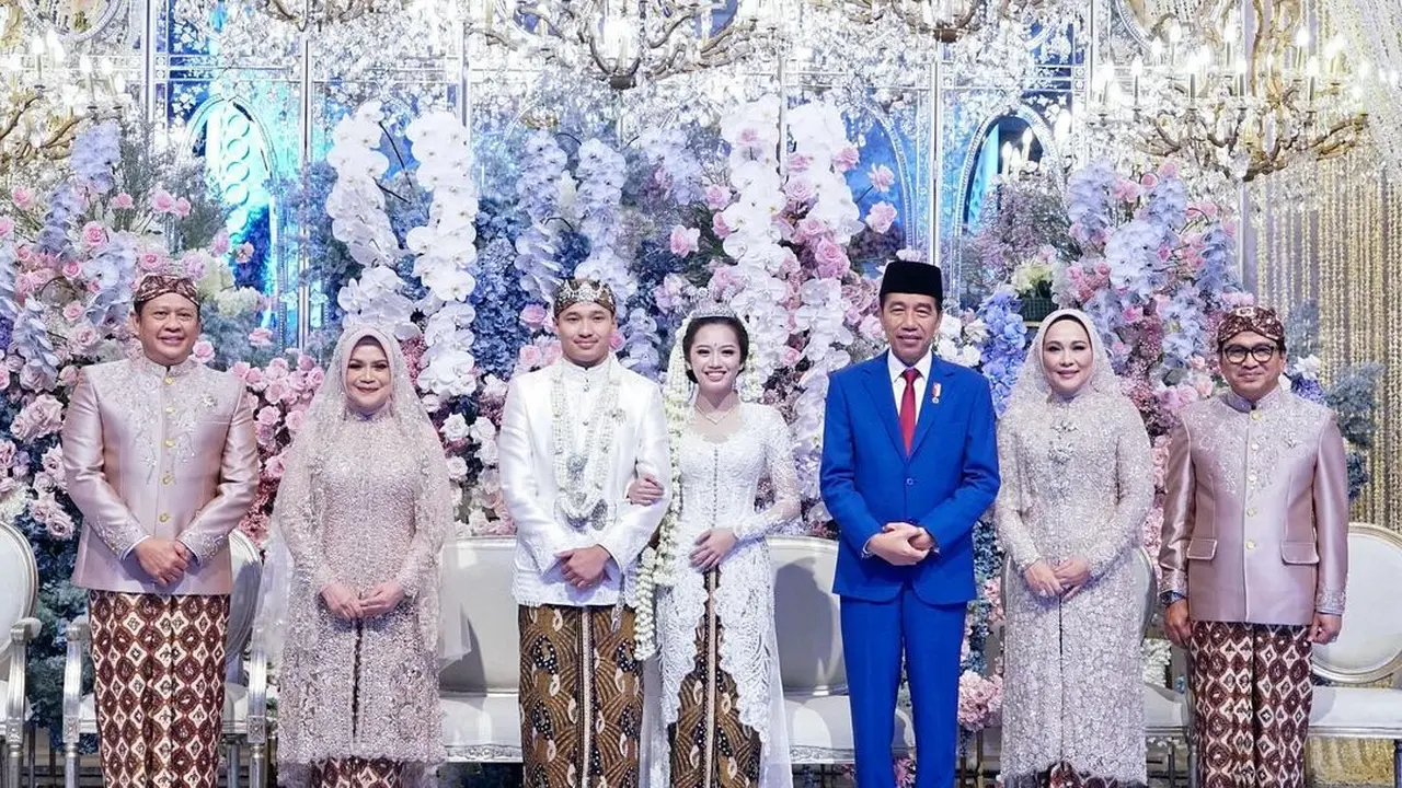 Potret Pernikahan Putri Kelima Ketua MPR dengan Anak Pemimpin LPS,  Presiden dan Wapres Jadi Saksinya