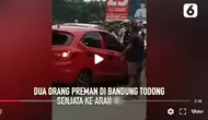 Dua preman di Bandung, Jawa Barat todongkan senjata ke arah warga dan ngaku sebagai anggota polisi. Kedua pelaku kini sudah diamankan oleh pihak kepolisian. (Foto:Liputan6)