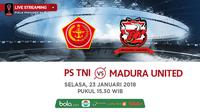 Jadwal Piala Presiden 2018, PS TNI Vs Madura United. (Bola.com/Dody Iryawan)