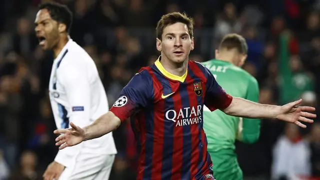 Barcelona vs Manchester City leg kedua babak 16 besar Liga Champions (QUIQUE GARCIA / AFP)