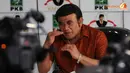 Rhoma menegaskan pembangunan moral sangat penting untuk membawa Indonesia ke arah yang lebih baik (Liputan6.com/Helmi Fithriansyah)
