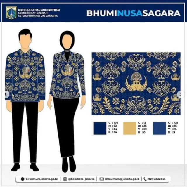 Pegawai Pemprov DKI Jakarta Menangkan Sayembara Desain Seragam Korpri Baru