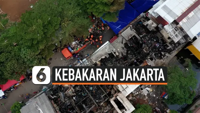VIDEO: Belasan Rumah Warga Petamburan Terbakar