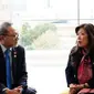 Menteri Perdagangan (MJendag) Zulkifli Hasan melakukan pertemuan bilateral dengan Menteri Promosi Ekspor, Perdagangan Internasional dan Pembangunan Ekonomi Kanada Mary Ng di San Francisco, AS.(Dok Kemendag)