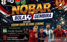 Pererat Kemanunggalan, Kodim 0409/Rejang Lebong Gelar Nobar Piala Dunia 2026 Bersama Masyarakat