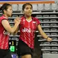 Ganda putri Indonesia Greysia Polii/Nitya Krishinda Maheswari lolos ke semifinal Korea Open Super Series 2015, Jumat (18/9/2015). (Liputan6.com/Humas PP PBSI)