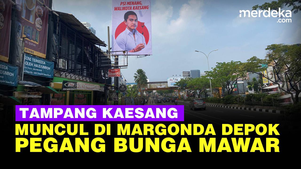 VIDEO: Kaesang Pegang Mawar 'Muncul' di Margonda di Tengah Isu Jadi Cawalkot Depok