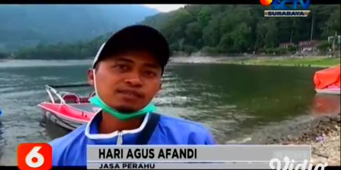 VIDEO: Air Telaga Sarangan Surut, Lahan Pertanian Terancam Kekeringan