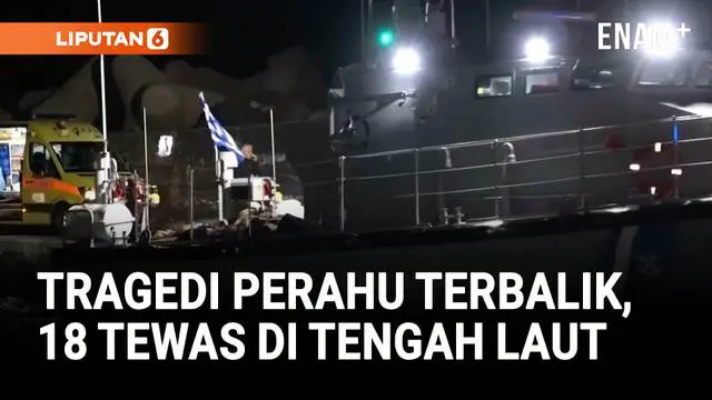 Perahu Migran Terbalik di Laut Mediterania, 18 Tewas
