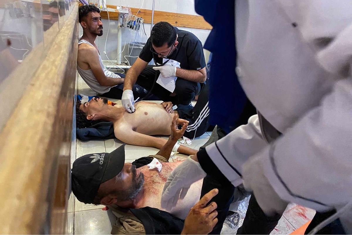 FOTO: Kekejian Israel, Sedikinya 63 Warga Gaza tewas Ditembak Saat Menunggu Truk Bahan Makanan